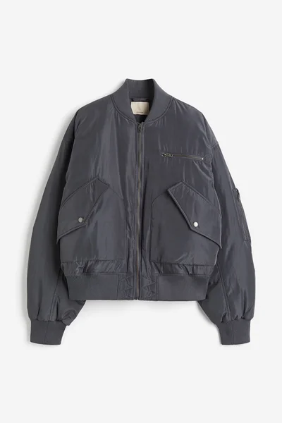 H&M Down Bomber Jacket