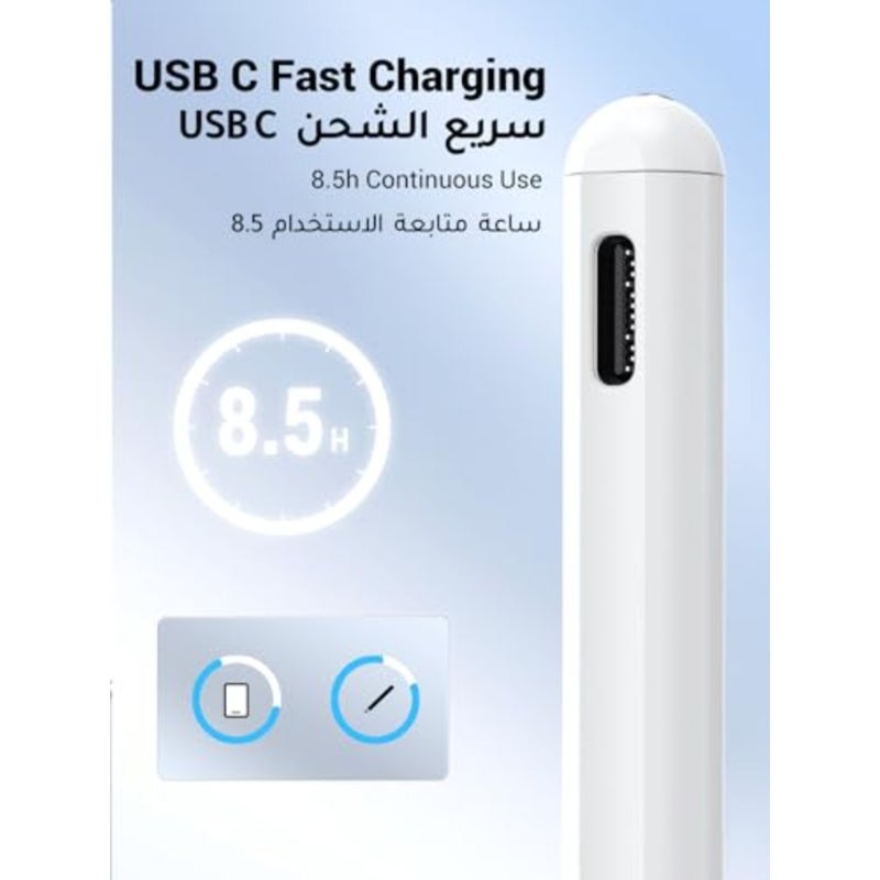 Stylus Pen for iPad Tilt Sensitivity Strong Magnetic Palm Rejection - Image 3