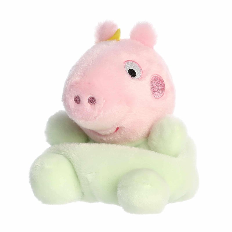 Aurora Playful Peppa Pig Evie Baby Pig Palm Pals Stuffed Animal - Officially Licensed Toys for All Fans - Perfect for Birthdays  Adults and Kids All Ages - Pink 5 Inches - Image 5