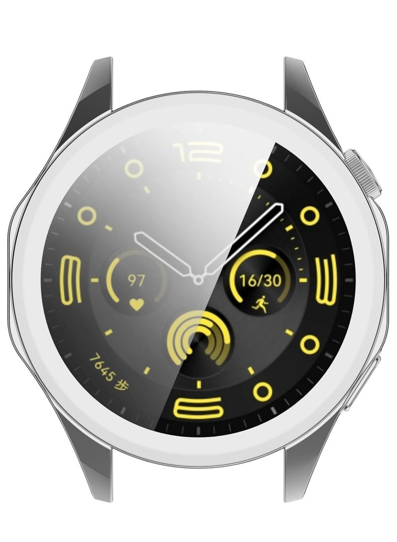 Protective Case Compatible With Huawei Watch GT 5 46mm, All-around Flexible TPU- Silver - Image 3