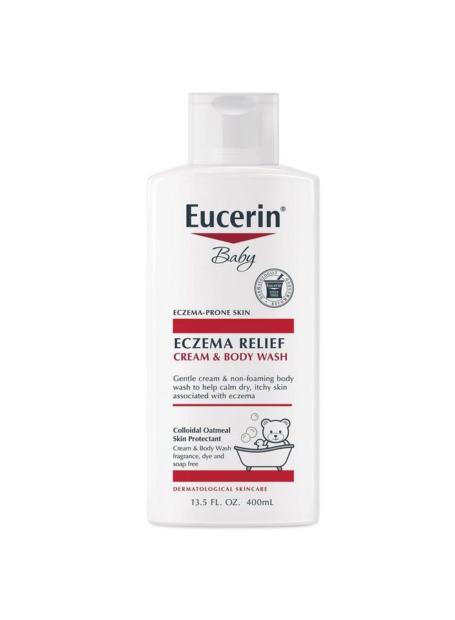 Eucerin Baby Eczema Relief Cream & Body Wash Eczema Body Wash For Babies 13.5 Fl Oz Bottle - Image 1