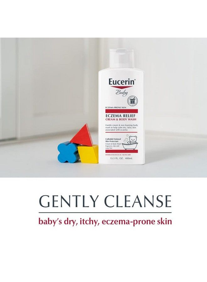 Eucerin Baby Eczema Relief Cream & Body Wash Eczema Body Wash For Babies 13.5 Fl Oz Bottle - Image 3