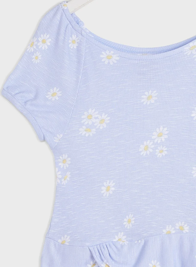 Levi's Kids Front Twist Daisy Print Top