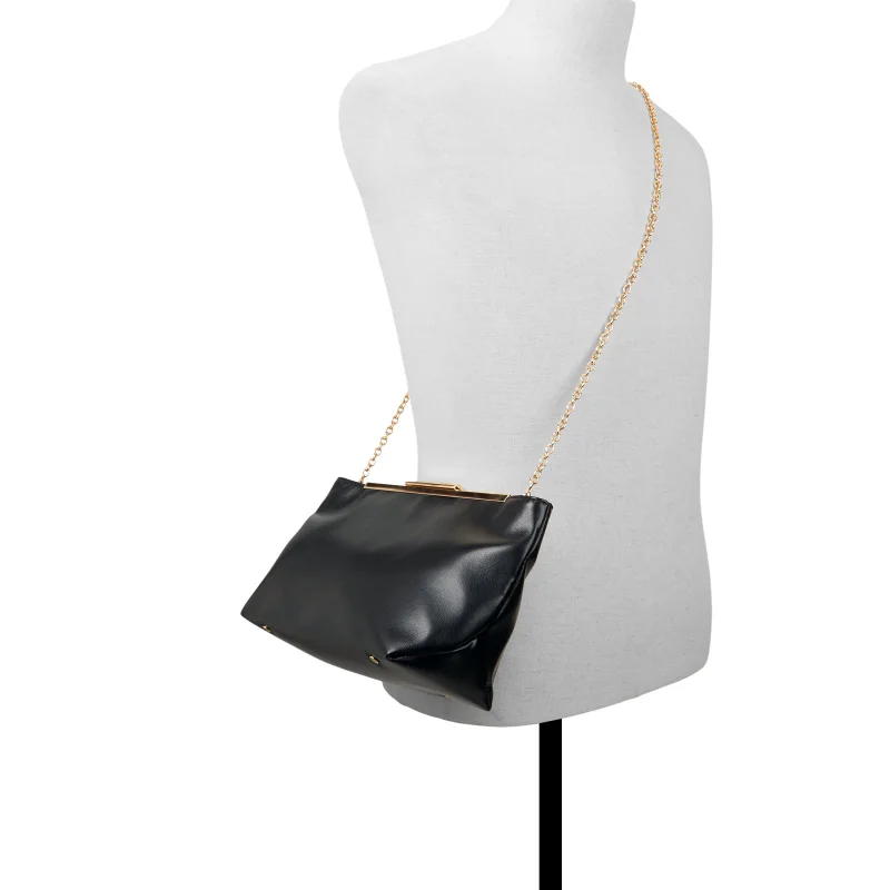 Call it Spring  ANTONELLAA Solid Metal Frame Clutch for Women | Best Price UAE