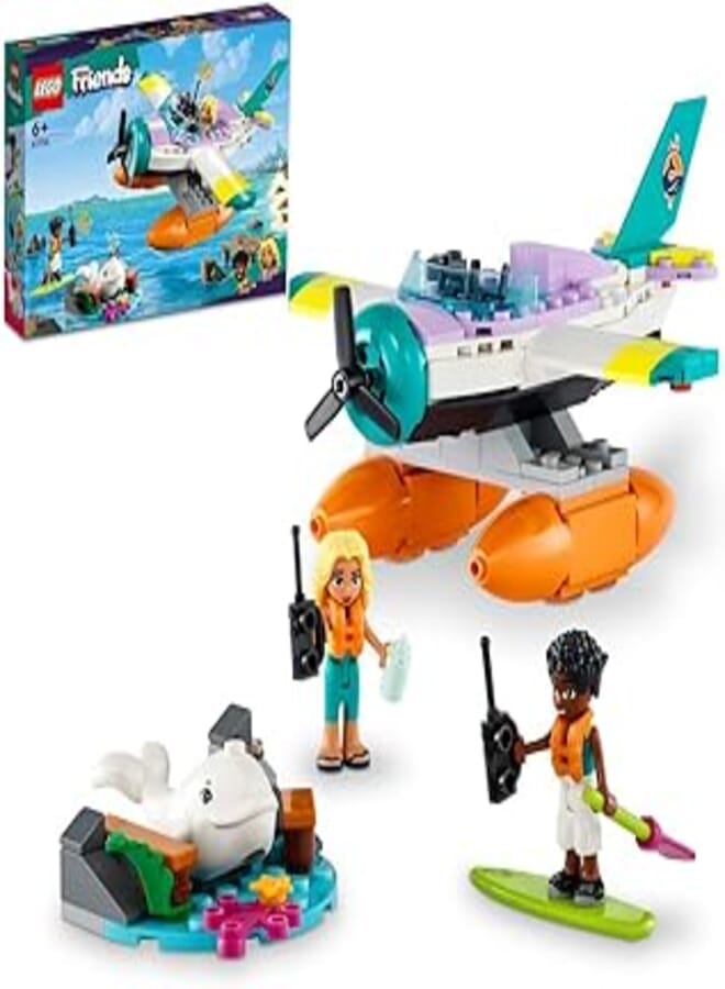 LEGO® Friends Sea Rescue Plane 41752 Building Toy Set (203 Pieces)