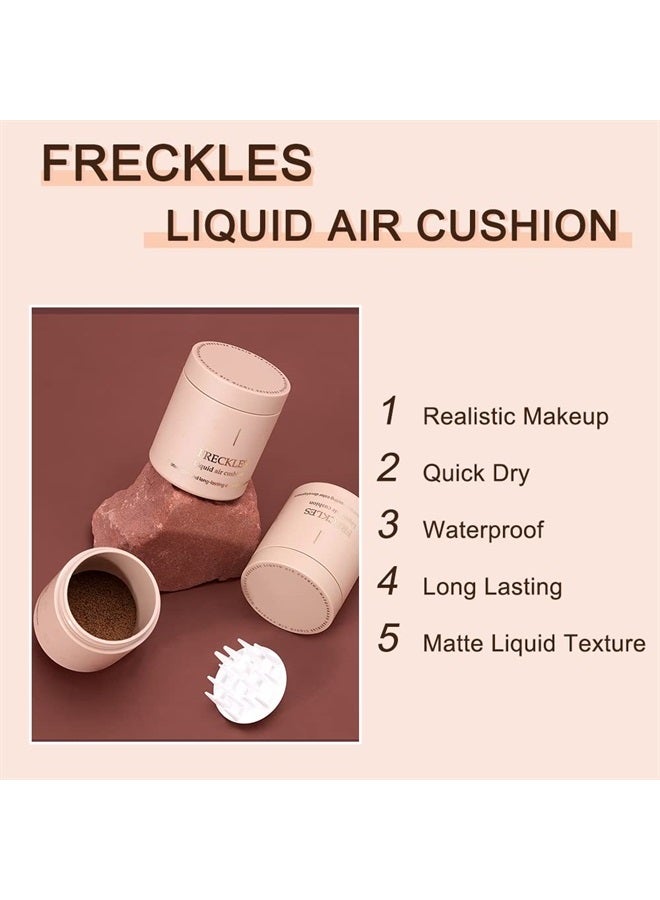 Erinde قلم بقع الشمس المحسن، طابع بقع الشمس المزيف، علامة مكياج بقع الشمس الواقعية المقاومة للماء والجافة بسرعة، طابع بقع الشمس السحري لمكياج طبيعي مشمس (01# بني سادل) - Image 3