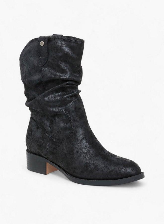 Lee Cooper Women's Solid Ankle Boots with Block Heel - Image 1