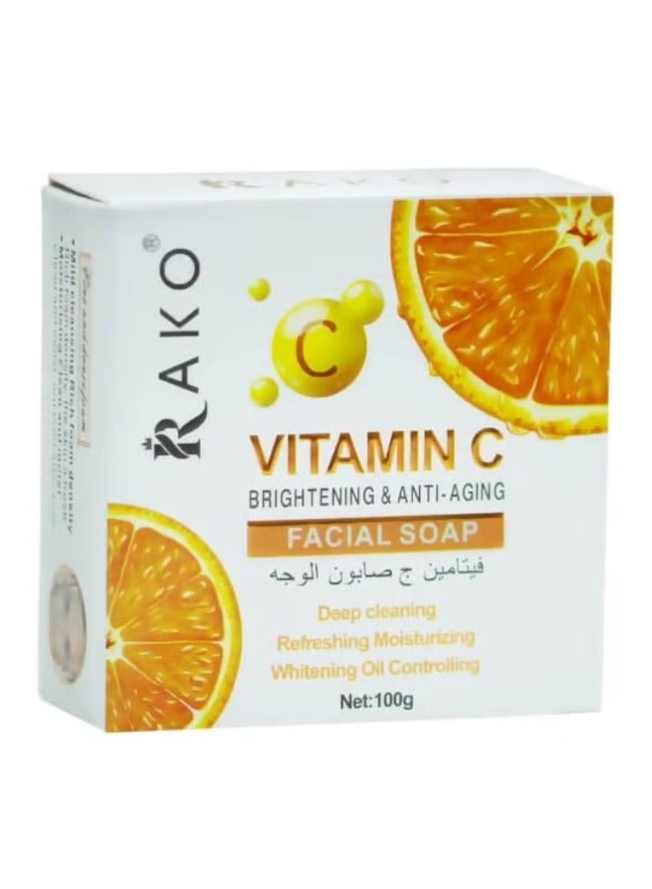 RAKO Vitamin C Brightening And Anti Aging Facial Soap 100g