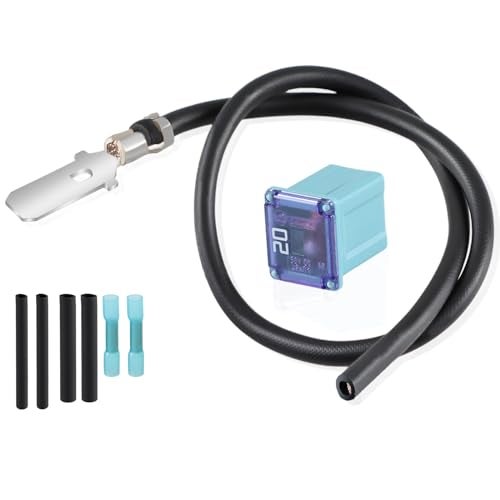 KPALAG Fuel Pump Fuse Relocation Terminal Repair Kit with Extra Tubes Fuel Pump Fuse Relocation Harness Kit Compatible with Ford F150 35L 37L 46L 50L 62L V6 V8 20092014 Replace EL3Z14293A - Image 1