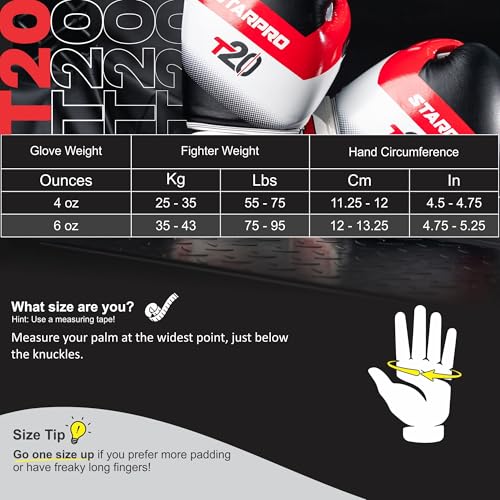Starpro Kids Boxing Gloves 4oz 6oz - Youth Boxing Gloves for Boys & Girls - Junior Gloves for Boxing MMA Muay Thai & Training - Image 2