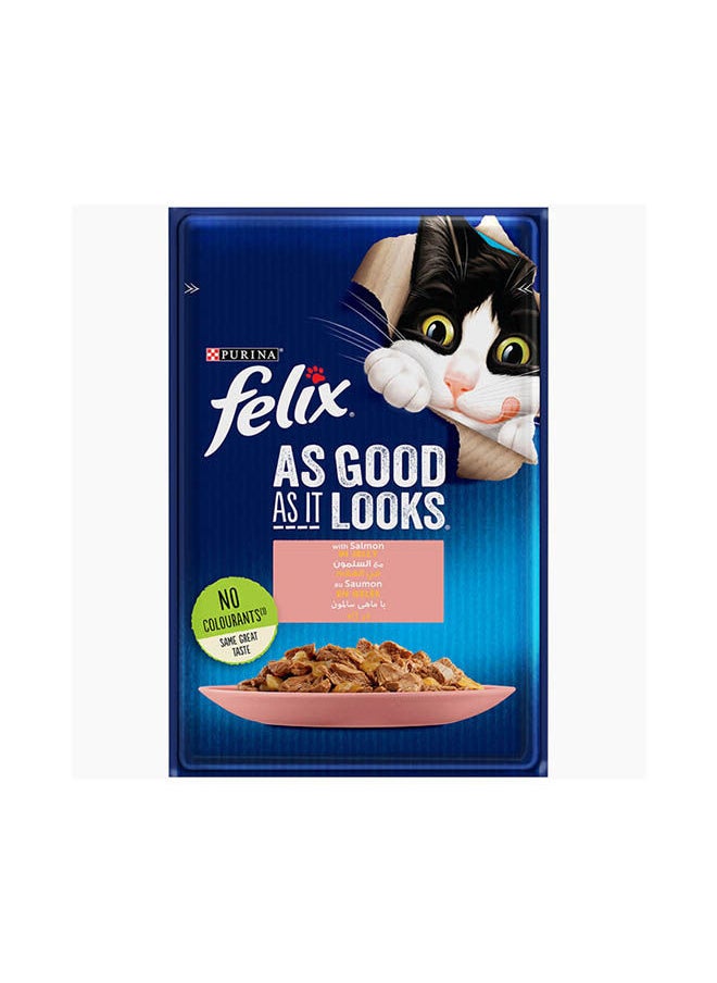PURINA Felix Cat Pouch With Salmon 
