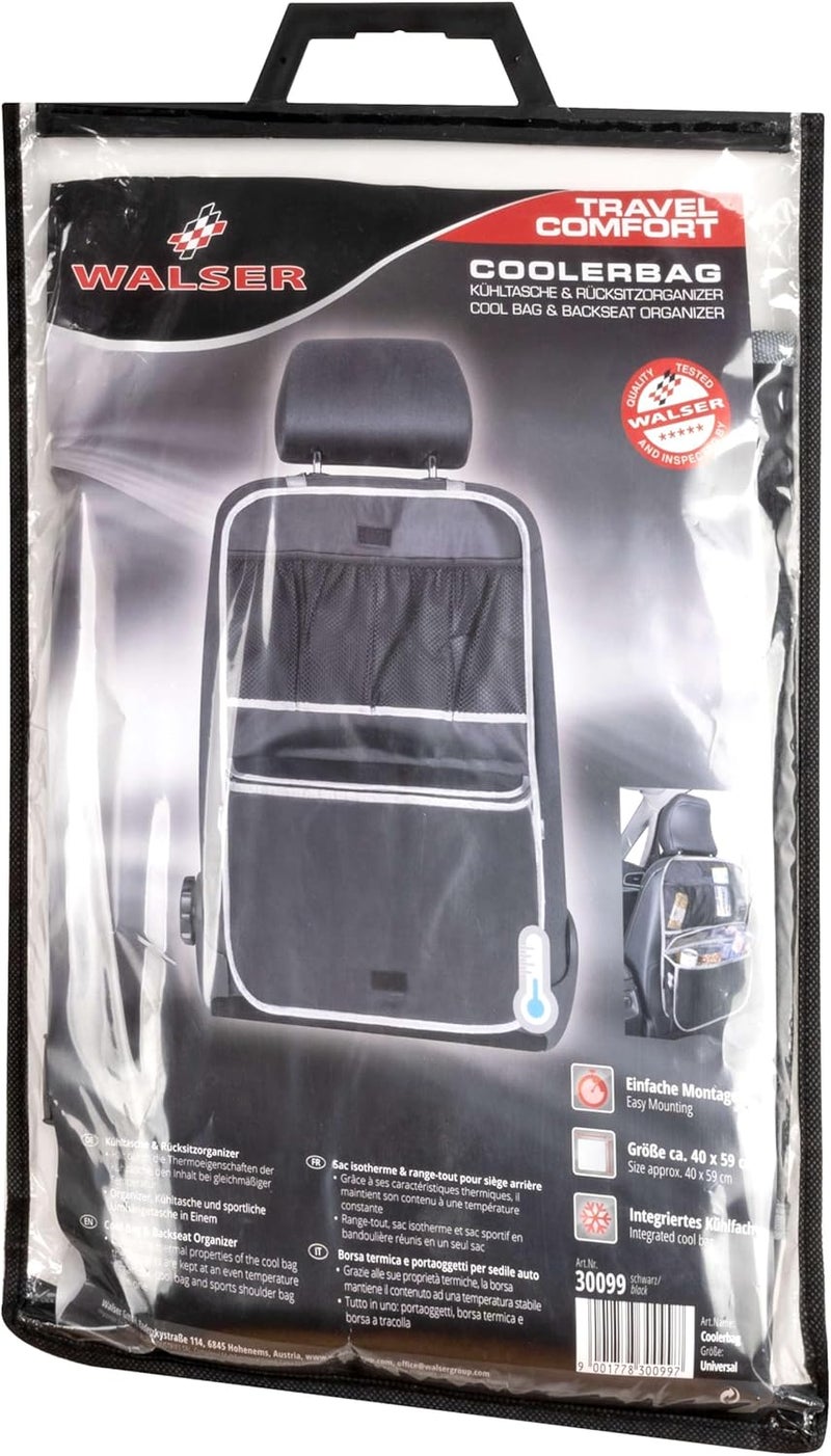 Walser 30099 Seat Back Organizer and Cooler Bag - Anthracite - Image 4