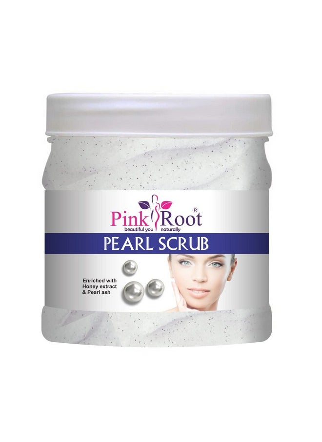 Pink Root - Pink Root Charcoal Scrub 500gm with Pearl Scrub 500gm - Image 1