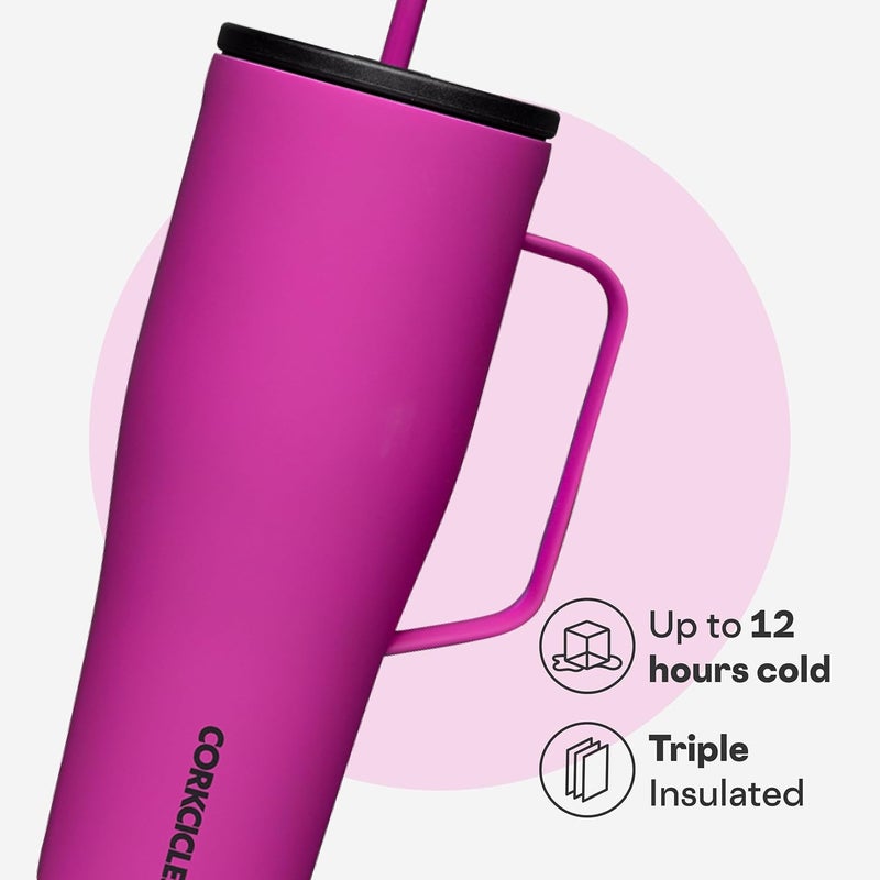 CORKCICLE Cold Cup XL – Insulated Tumbler with Handle – Keeps Drinks Cold for 12 Hours – Triple Insulated – Spillproof Lid – Summer Drinkware Gift – Keeps Drinks Ice Cold – 850ml / 29oz - Image 2