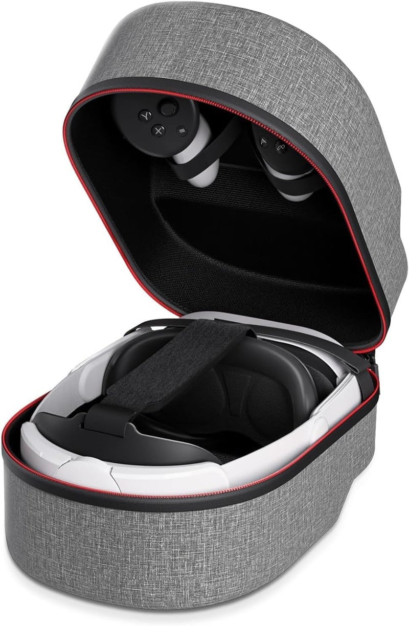 COOWPS حقيبة حمل صلبة من COOWPS لسماعة الرأس Oculus Quest 2/Meta Quest 3/Vision Pro/Pico 4 VR، متوافقة مع حزام Elite Strap/Kiwi Design/BOBOVR، حماية كاملة للسفر والتخزين - Image 1