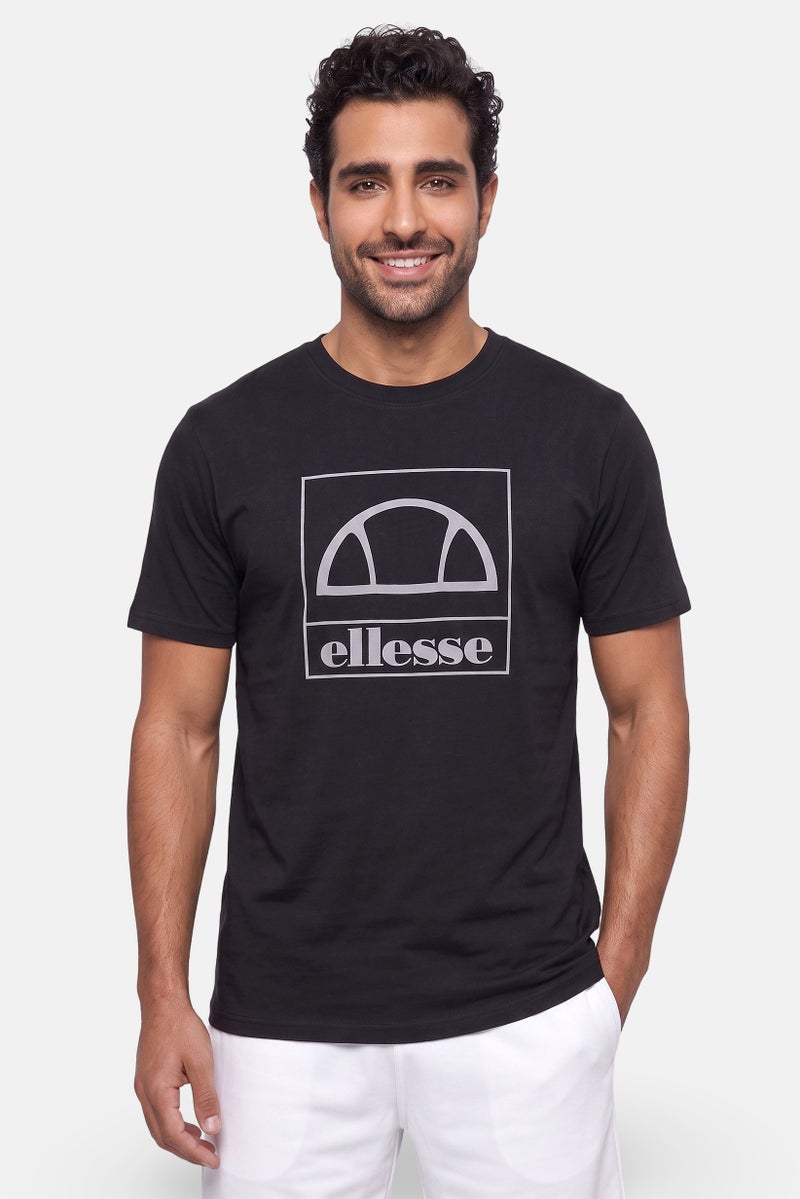Ellesse Men Sportwear Fit Short Sleeve Training T-Shirt, Black - Image 1