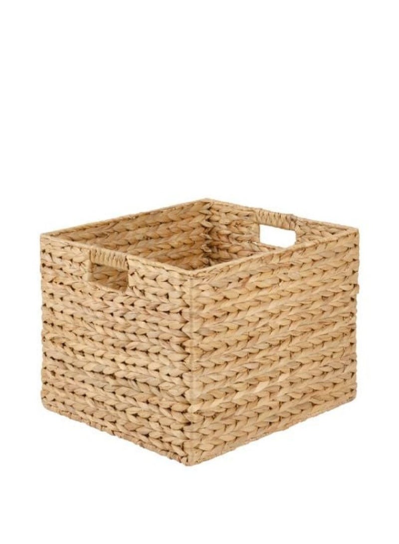 Homesmiths Homesmiths Hyacinth Basket with Iron Frame 40 x 37 x 30.5 cm - Image 1