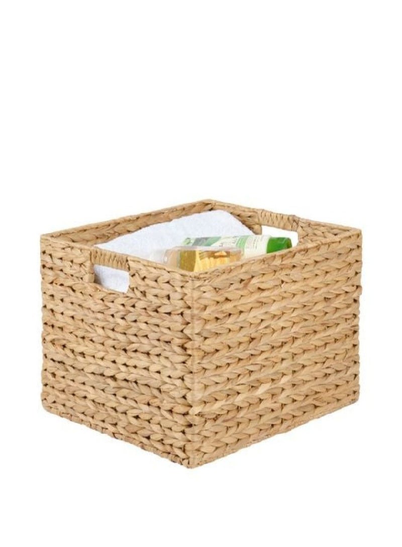 Homesmiths Homesmiths Hyacinth Basket with Iron Frame 40 x 37 x 30.5 cm - Image 3