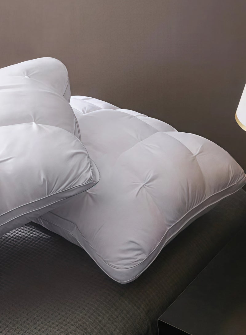 1pc star hotel quality neck pillow, modern pillow design | Soft texture surface, deep sleep neck support, no collapse of high pillow core throughout the year, machine washable - perfect holiday gift - Image 5