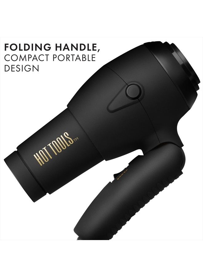 Hot Tools مجفف شعر بمقبض قابل للطي بقوة 1875 وات من Hot Tools Pro Signature | مدمج، مثالي للسفر - Image 5