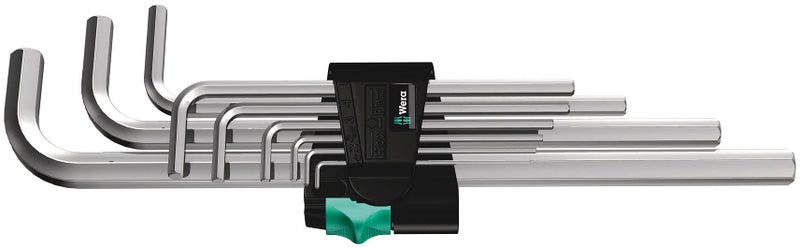 Wera 950 L/9 SM N Long ARM HEX Key Set - Image 1