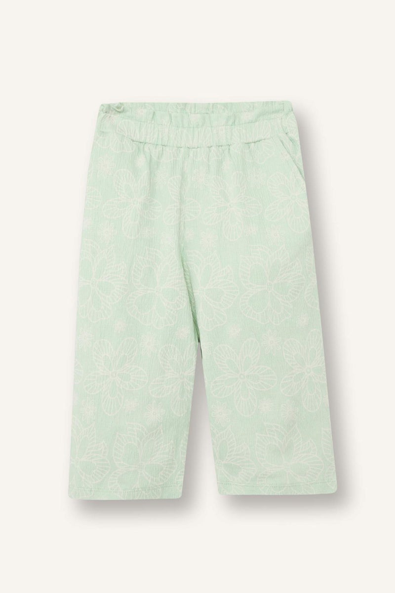 DeFacto Paperbag Fit Floral Normal Waist Trousers - Image 2