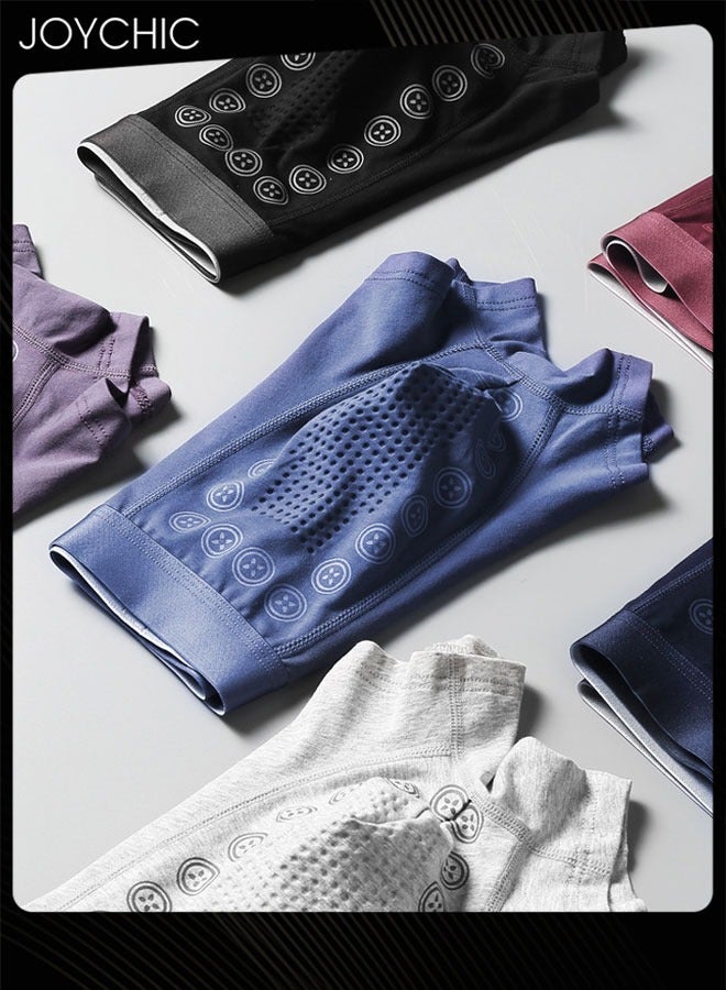 Joychic طقم ملابس داخلية للرجال من 3 قطع لفصل الربيع والصيف والخريف والشتاء، قابل للتمدد العالي، بدون seams، قطن، قابل للتنفس، مضاد للبكتيريا، شورت بوكسر للمراهقين، متعدد الألوان - Image 2