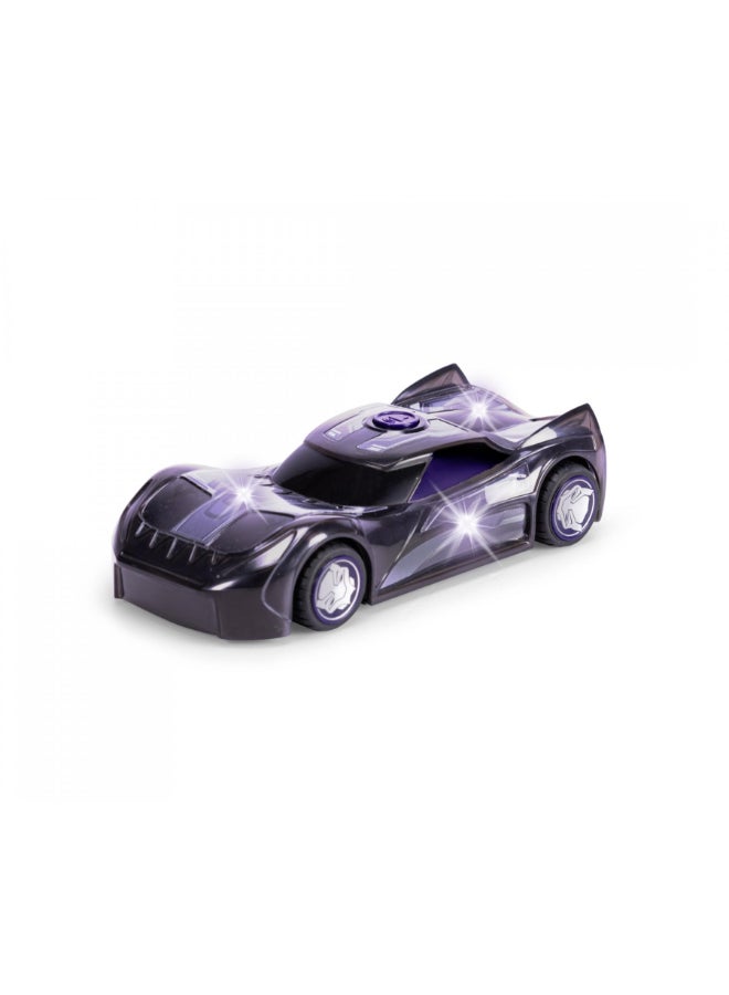 Jada Marvel Black Panther Light Hero Black Panther Die-cast Car (1:32, Black/Purple) - Image 2