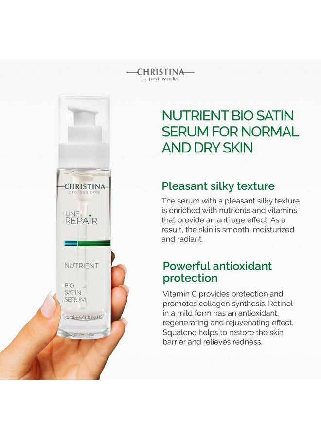 -CHRISTINA- Christina Line Repair Bio Satin Vitamin C Serum For Face Deeply Nourished Radiant Skin Vitaminrich Protection Retinol Revitalization Face Serum For Sensitive Normal And Dry Skin 30Ml  - Image 2
