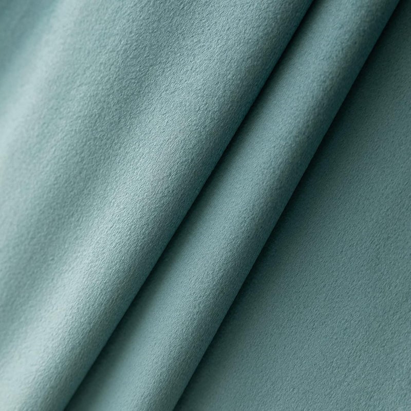 NiNi ALL Decorative Throw Pillow Covers Velvet 26x26 Inch Pack of 2 Light Blue Cushion Covers Soft for Couch Sofa Bedroom Living Room Outdoor - Image 4