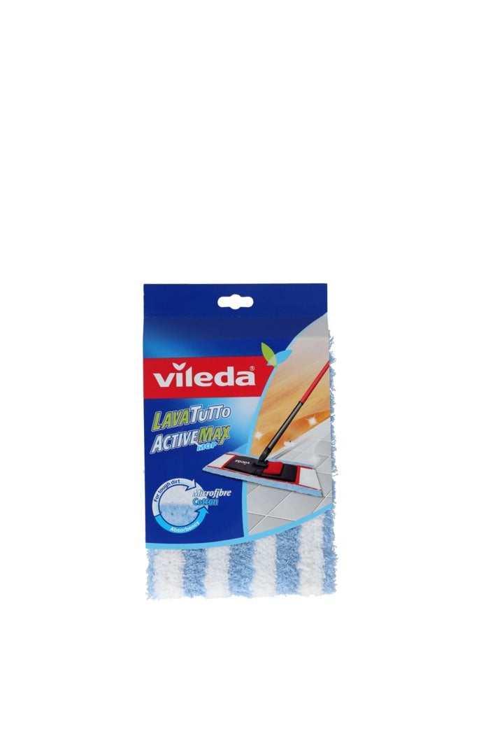 Vileda Active Max Mop Refill White and Blue - Image 1