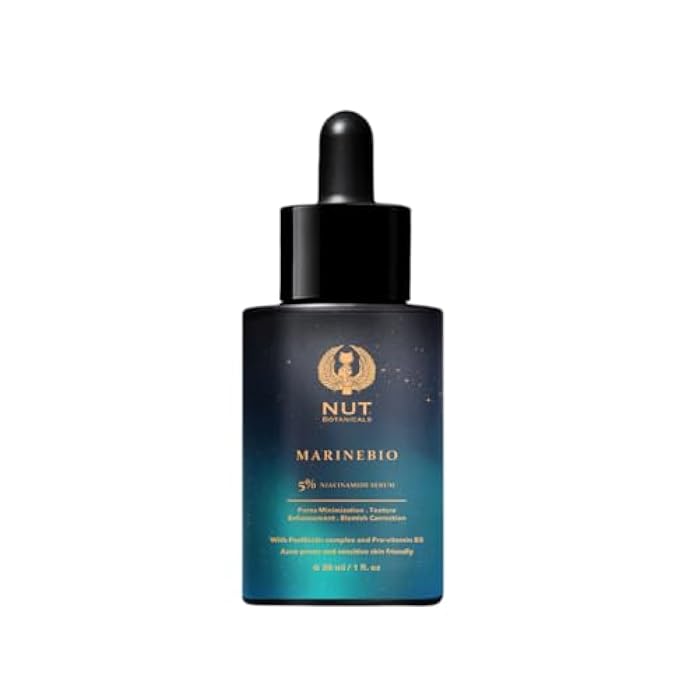 Nut Botanicals Marinebio 5% Niacinamide Serum With Panthenol B5 & Postbiotic Complex 30 Ml - Image 2