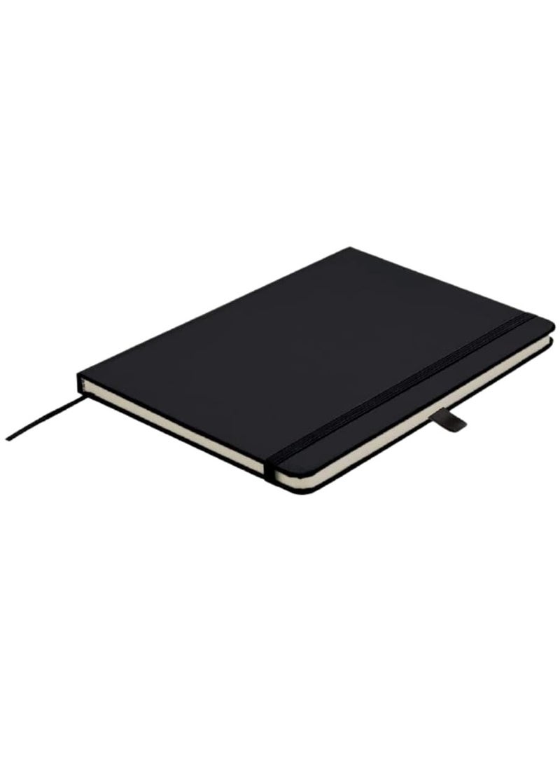 Generic Classic Lined Notebook A5 Journal Notebook Diary Writing Pads Notebooks Pack of 1 Black  - Image 4