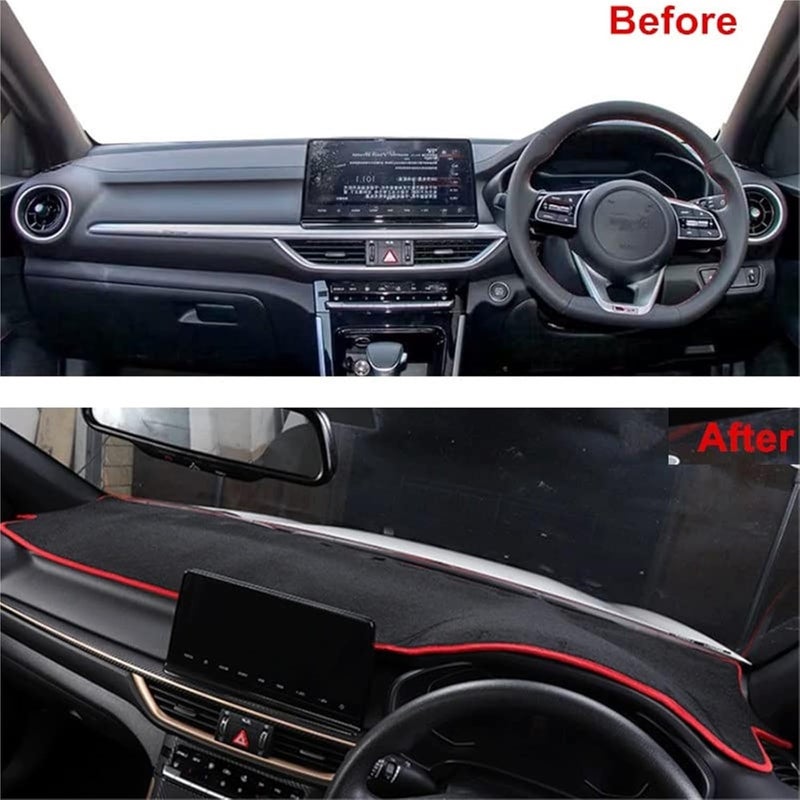 QASULER Car Dashboard Cover for Kia Forte and Cerato K3 - Image 5