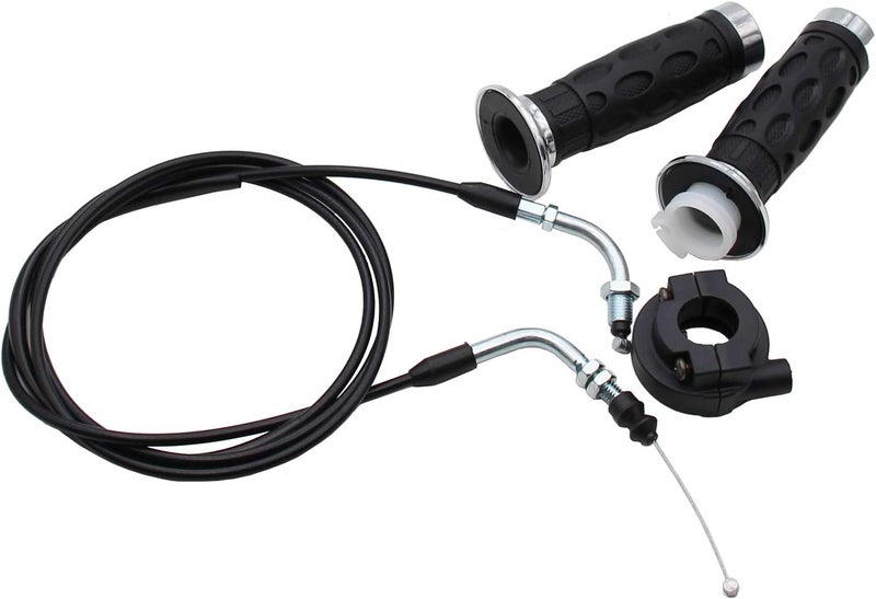 YD-PS001 Throttle Twist Grip Set with 7/8" Scooter Holder Housing and Throttle Cable for GY6 50cc 80cc 125cc 150cc - Image 1