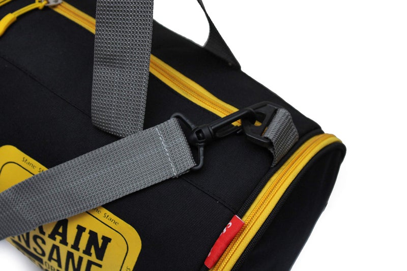 Sfane Yellow 9.84 inches Men & Women Trendy Gym Bag/Duffle Bag/Sports Bag/Shoulder Bag/Sports Bags/Gym Bags for Men & Women with Shoe Compartment (Yellow) - Image 5