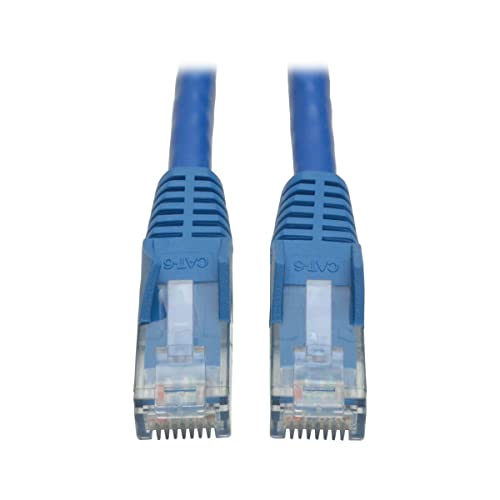 Tripp Lite Cat6 Gigabit Snagless Molded Patch Cable (RJ45 M/M) - Blue, 10-ft.(N201-010-BL) - Image 4