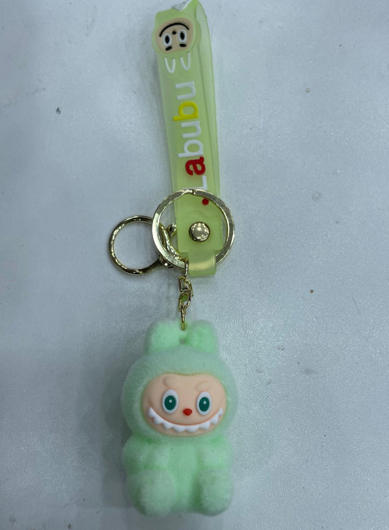 LABUBU Keychain For Women And Girls, Cute Labubu Doll Wristlet Accessories For Backpack Handbag Car Keys - Image 1