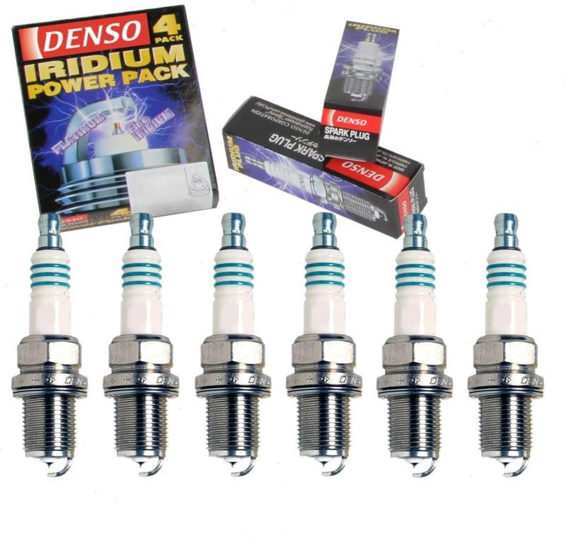 Sixity Auto 6 pc DENSO Iridium Power Spark Plugs for Toyota Camry 3.0L 3.3L V6 (1994-2006) - Image 1