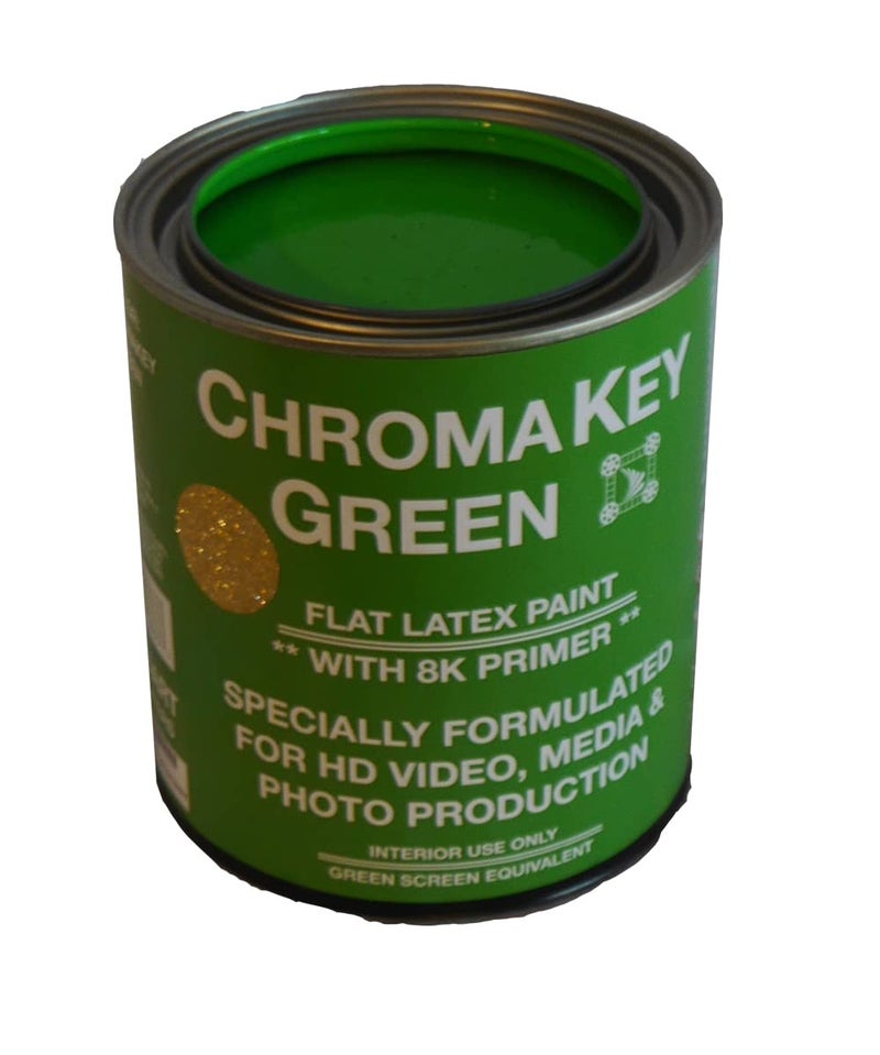 ChromaKey HD Video Green Screen Paint with 8K Primer 1 Quart - Image 1