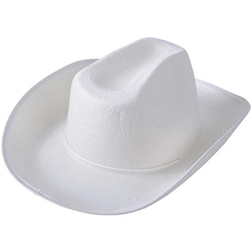 U.S. Toy U. S. Toy White Kids Cowboy Hat, Felt Cowgirl Hat for Girls and Boys, Dress-Up and Costume Parties, Perfect for Halloween, Adult Sized, 1-Pack, 3 Years & Older - Image 4