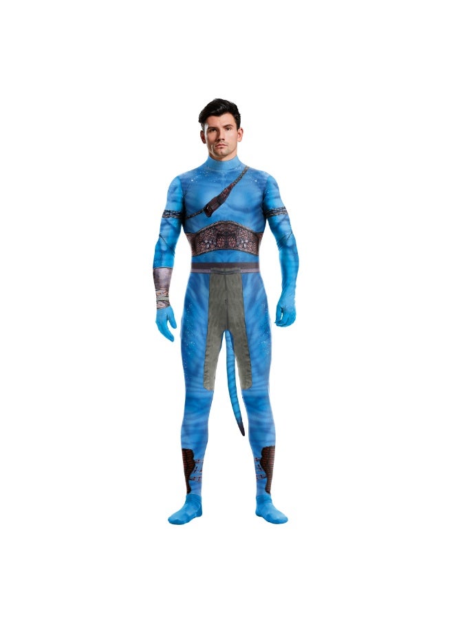 NIBEMINENT Halloween costumes: Avatar tight-fitting suit, The Way of Water cosplay one-piece suit, role-playing suit - Image 1