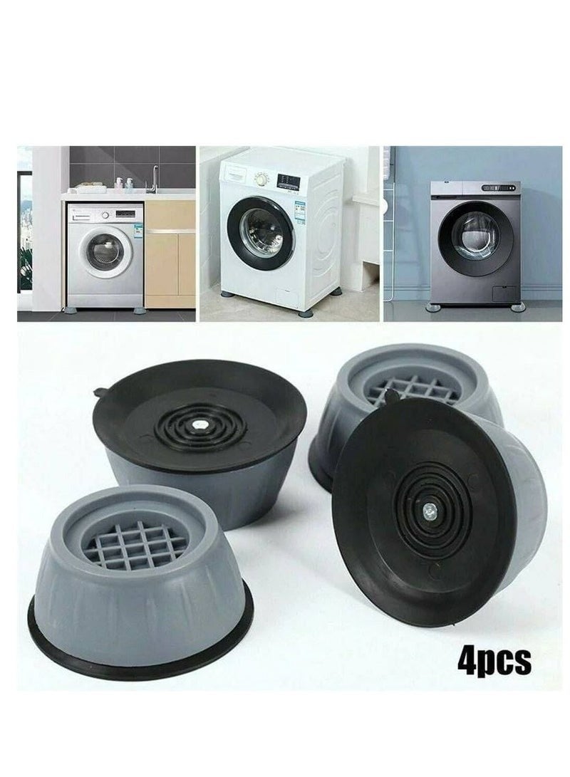 Rubber feet for fixing to the washing machine base, shock-absorbing, adjustable, vibration-resistant and anti-moving feet for washing machine and dryer - 4 pieces - Image 2