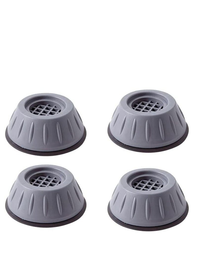 Rubber feet for fixing to the washing machine base, shock-absorbing, adjustable, vibration-resistant and anti-moving feet for washing machine and dryer - 4 pieces - Image 1