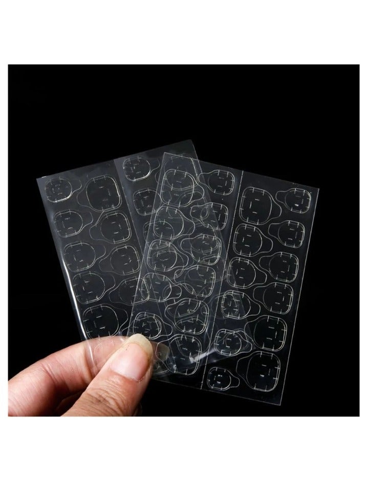 240Pcs Transparent Jelly Glue Press-On False Nail Adhesive Glue Tape Double Side Strong - Image 5