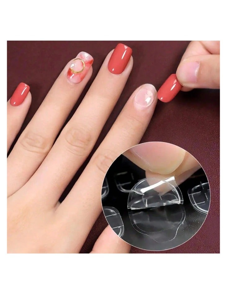 240Pcs Transparent Jelly Glue Press-On False Nail Adhesive Glue Tape Double Side Strong - Image 2
