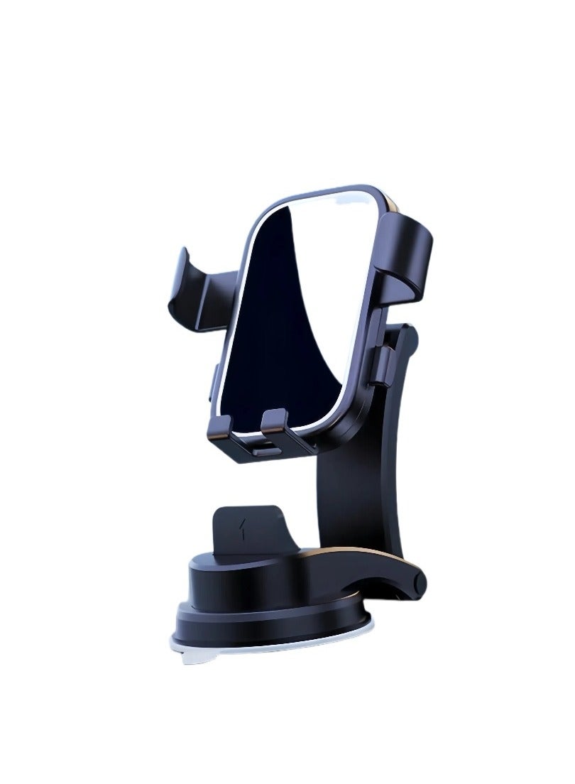 Car Mobile Phone Holder, Car Phone Clip Holder, Universal Mobile Stand, Ultra Stable Car Mobile Holder with Strong Suction Cup and Long Arm, Heat-Resistant Car Mobile Mount for Dashboard/ Windshield