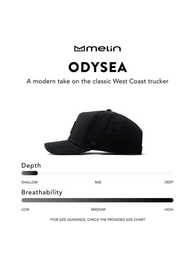 MELIN Odyssey Stacked Hybrid Water Resistant Baseball Caps for Men and Women for Golf, Running or Training, white, S - Image 4