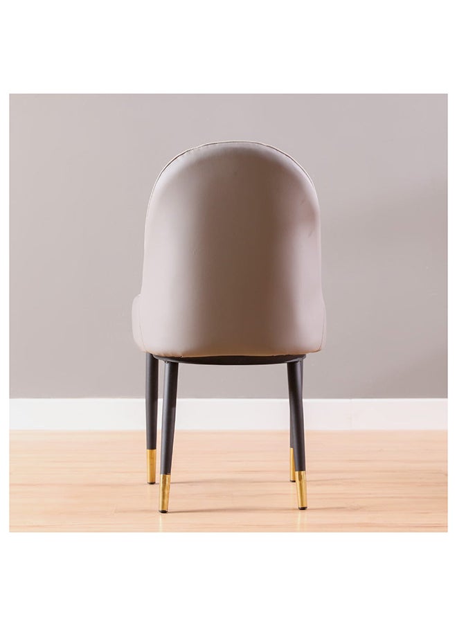 DANUBE HOME Amadeo Dining Chair Strong And Sturdy Kitchen Dining Chair 1 Seater Modern Design Furniture For Dining Room Home Living Room L50Xw50Xh93Cm Light Grey  - Image 4