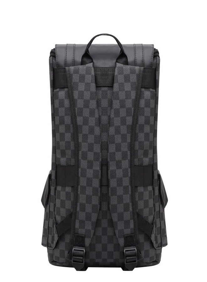 French Accent Men's The Metro Guide Backpack For Casual Wear | Onyx Black Colour | One-Size | Zipper Closure | 1 Handle | Non-Detachable Shoulder Straps | Backpack For Man And Boys - Image 3